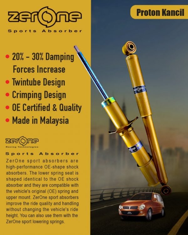 Zerone Sport Absorber (Perodua Kancil) ZerOne